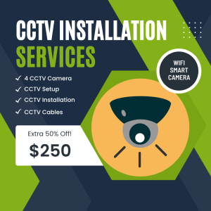 4 CCTV Camera Package