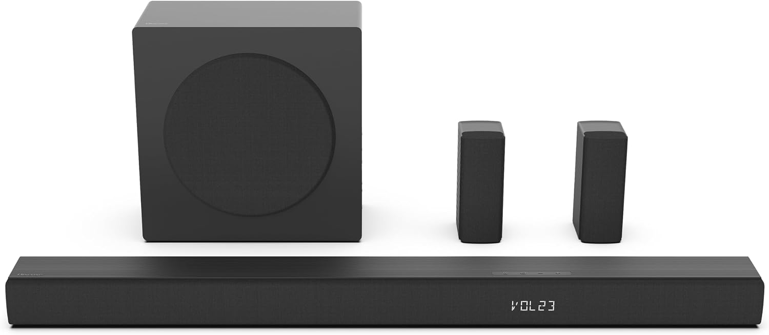 Hisense HS5100 5.1ch Soundbar with Wireless Subwoofer & Rear Speakers