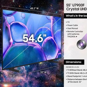 Samsung 55" Class U7900F Crystal UHD 4K Smart TV (2025)
