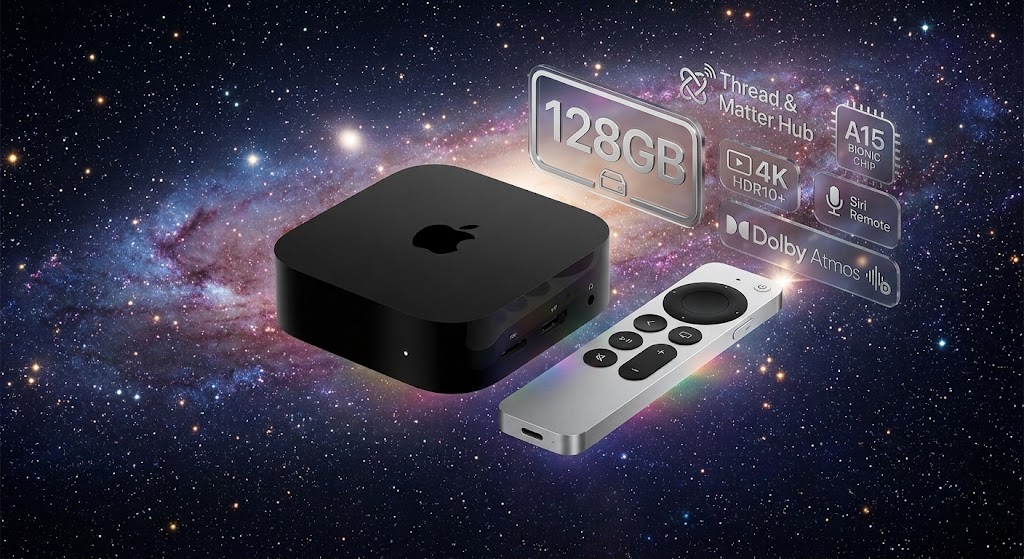 Apple TV 4K Streaming Box - 128GB